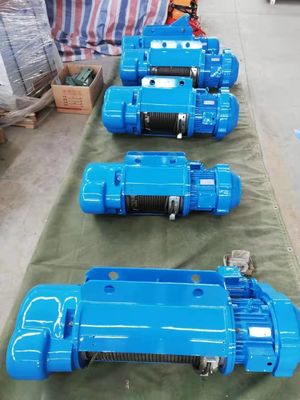 5 Ton MD1 Double Speed Electric Wire Rope Hoist Electric Trolley With Remote Control