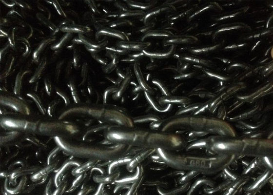 Massimo 32mm catena di sollevamento G80, lucidatura e catene di sollevamento annerite il nero