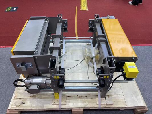 Carro elettrico a fune modello europeo a basso ingombro con design e prestazioni ottimizzati per sollevamenti gravosi